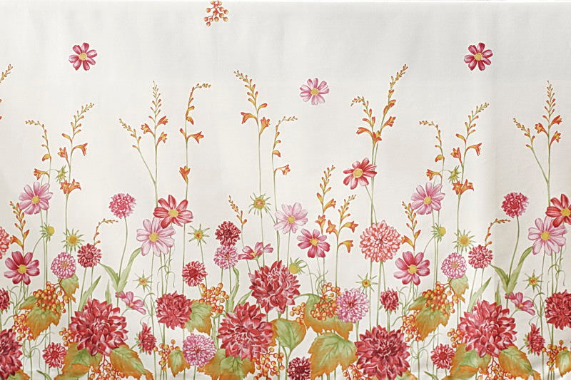 Bloomfield, Druck mit Herbstblumen, Tischset, 35x50cm