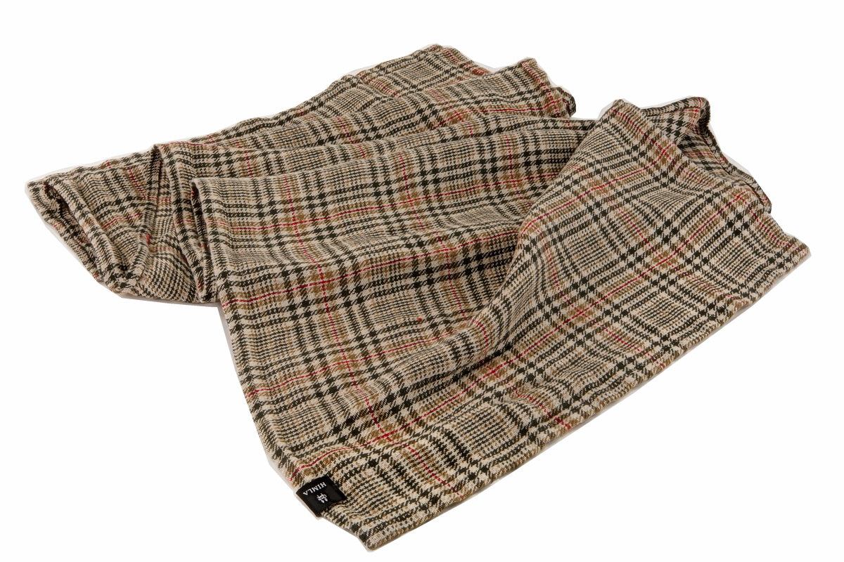 Linenberry, zünftiges Karo in warmen Farben, Tischläufer, bunt gemustert, 50x140cm