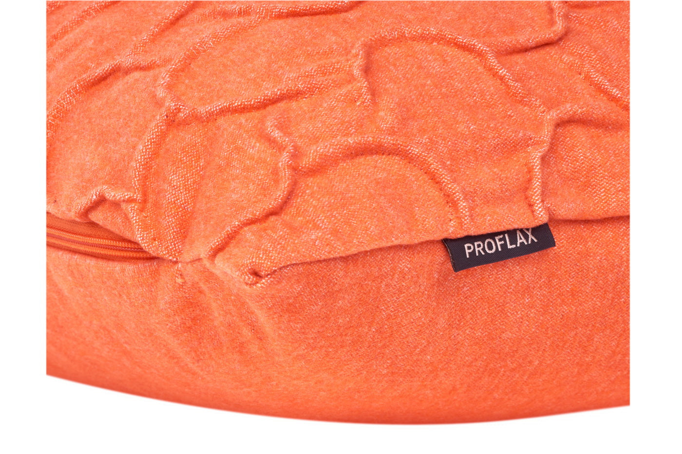 Connect, 3-Design grafisches Muster, brushed Effekt, Kissen, Rückseite uni, orange 40x40cm, orange