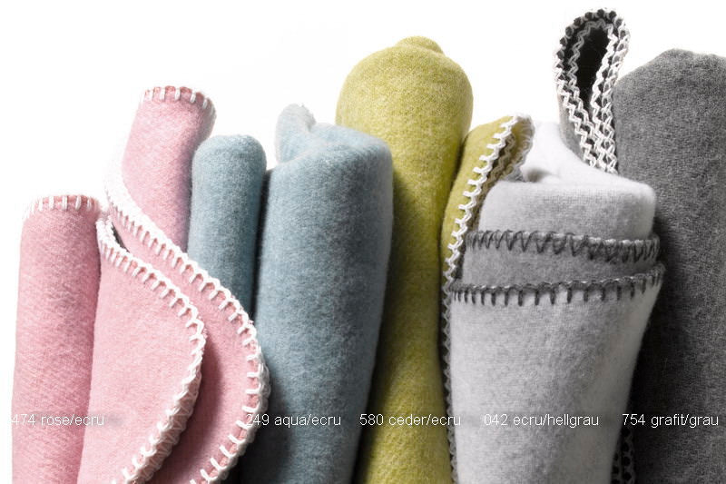 Top, Double Face mit Deckenstich, Kissen 45x45cm, blau/beige