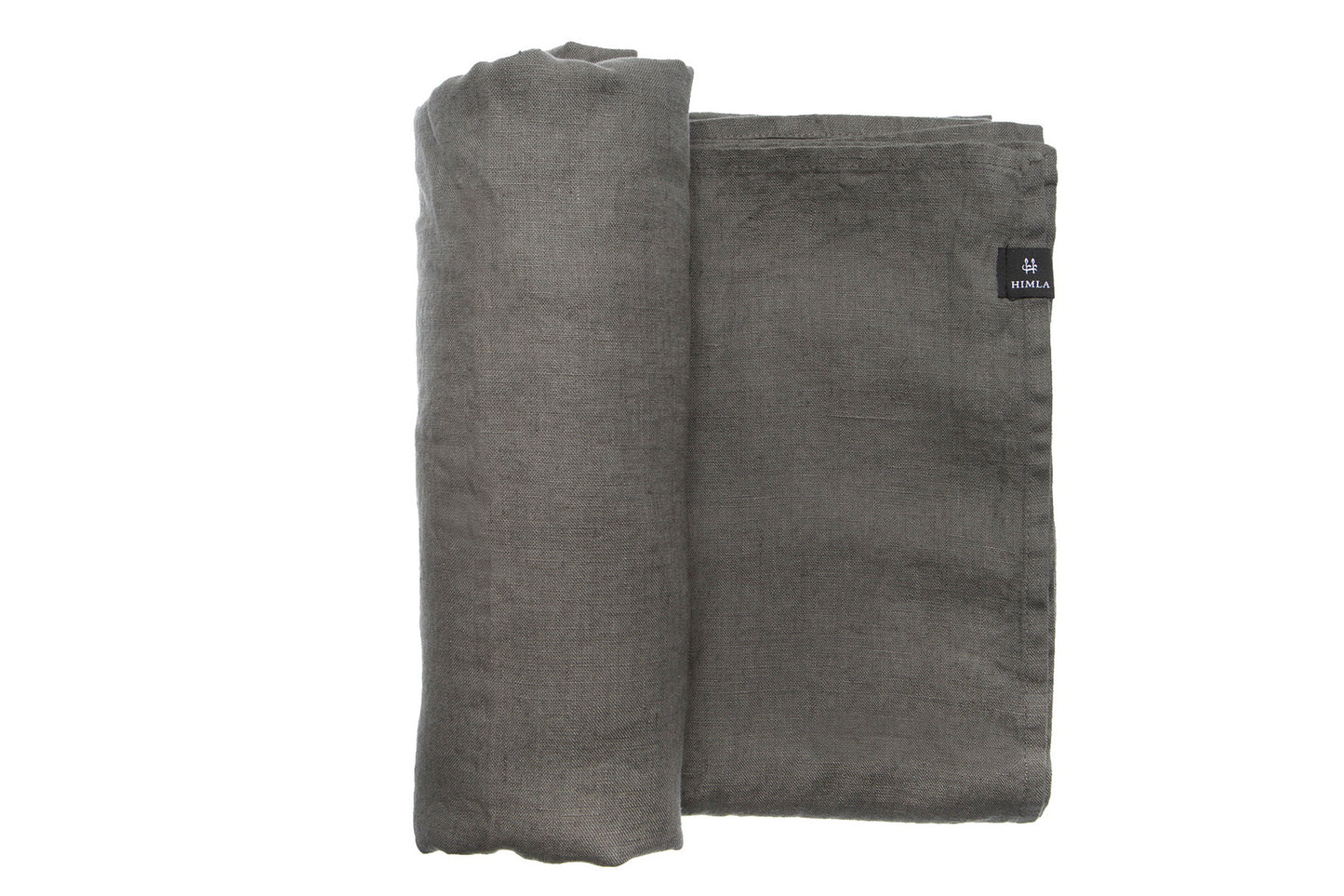 Sunshine, pre-washed linen in a casual look, tablecloth, dark grey (charcoal), 145x200cm