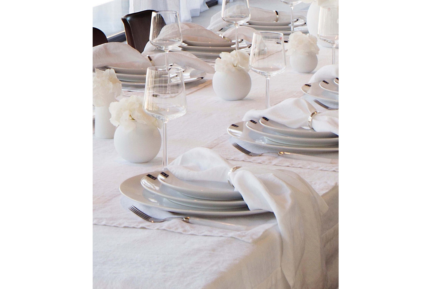 Sunshine, prewashed linen, set of 4, napkin, white