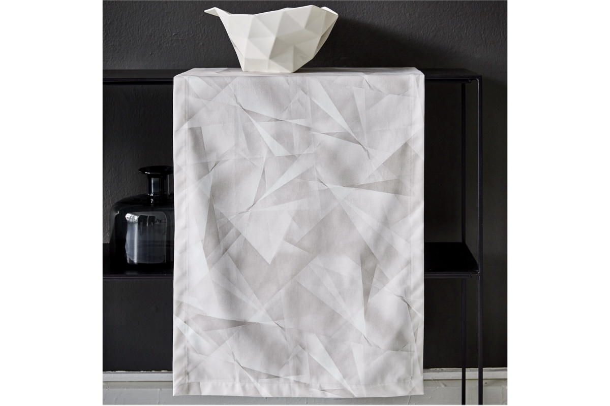 Crinkle, Origami-Look, wie gefaltetes Papier, Kissen  40x40cm, kitt