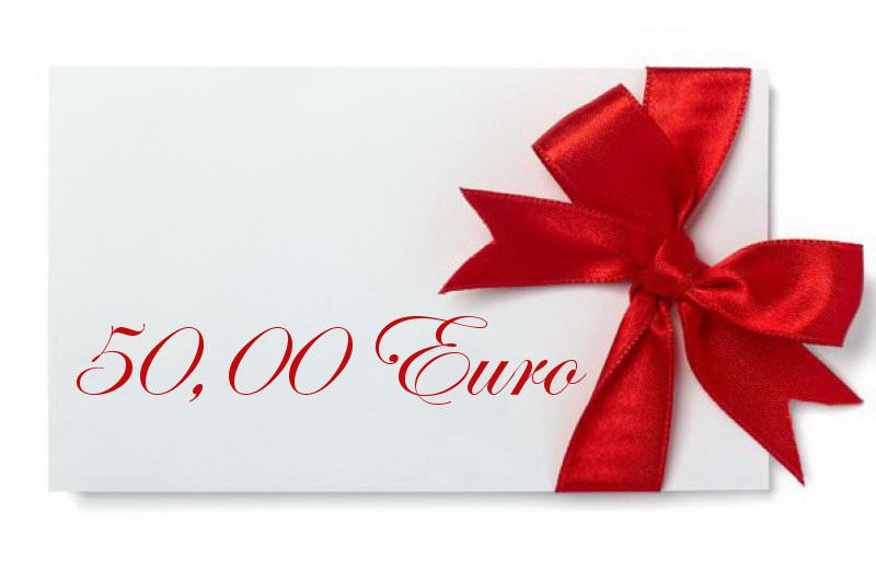 Geschenkgutschein, Wert 50,00 Euro