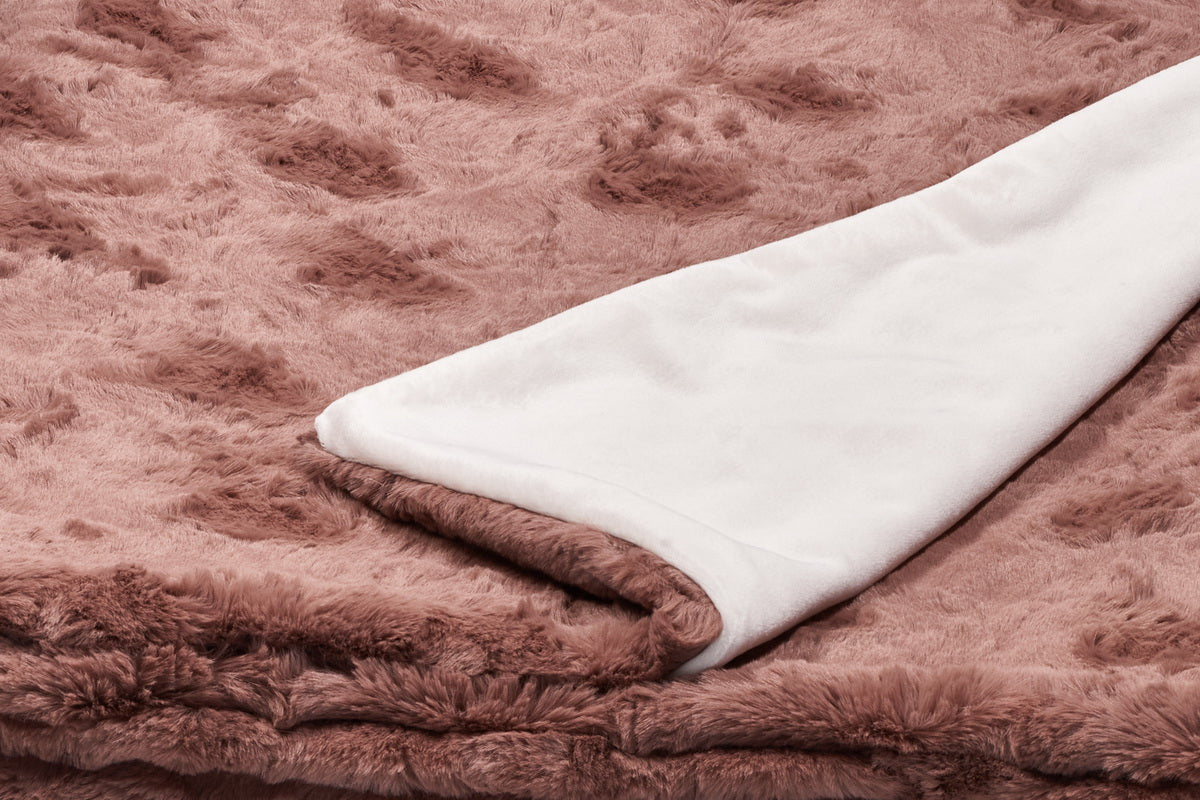 Isis, kuschelig weiches Fellimmitat, Kissen, nude