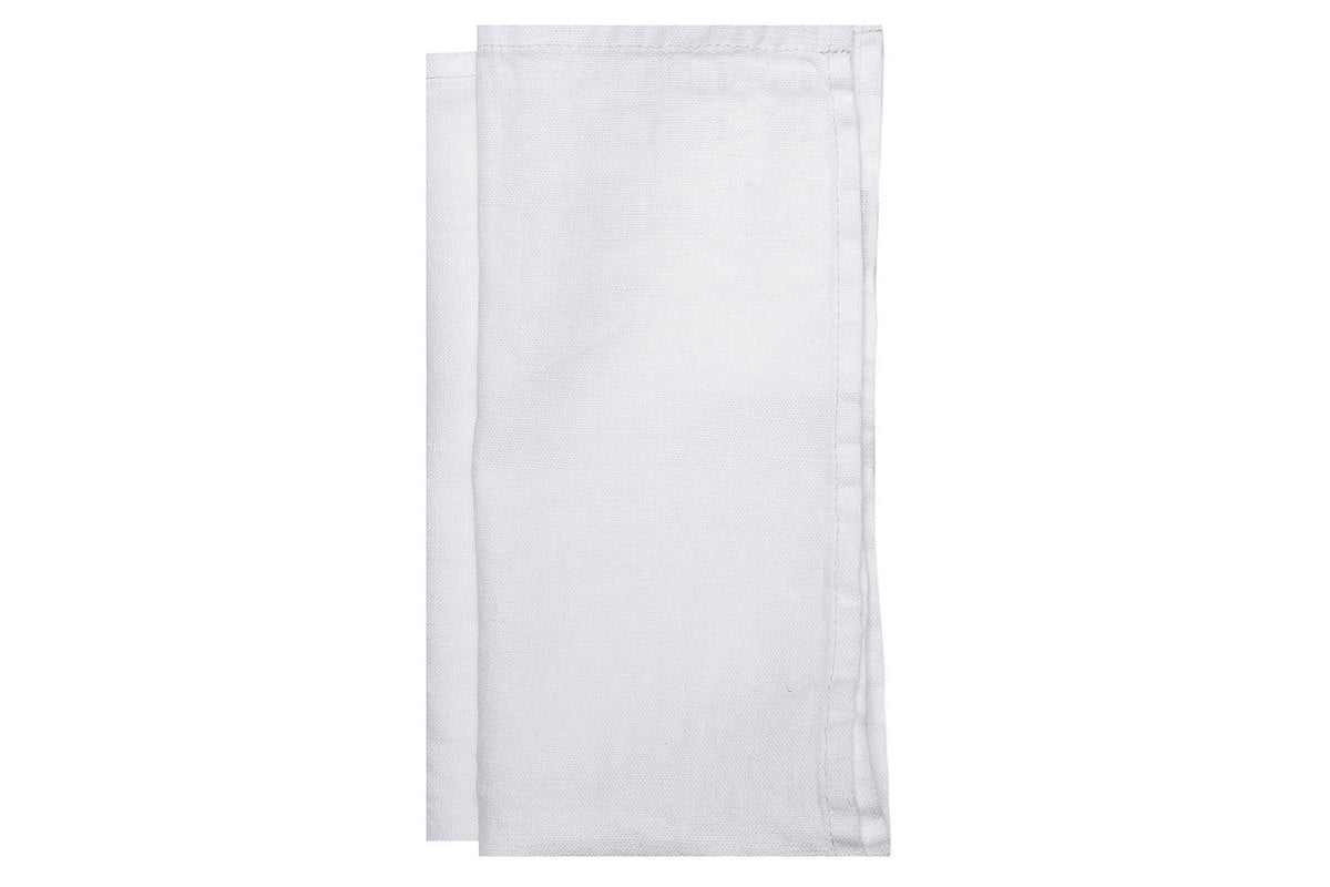 Sunshine, vorgewaschenes Leinen im 4er Set, Serviette, weiß (white)